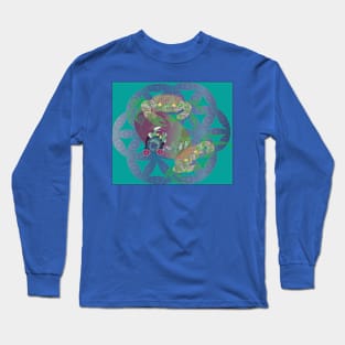 3 crabs on the table Long Sleeve T-Shirt